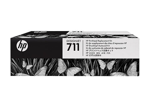 HP 711 (C1Q10A) Printhead Replacement Kit (Includes Printhead Assembly and 4 Ink Cartridges)
