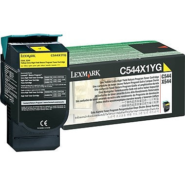 Lexmark C544 C546 X544 X546 X548 Extra High Yield Yellow Return